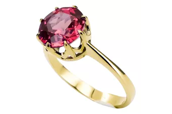 Vintage Ring Ruby 14K Yellow gold vrc157y